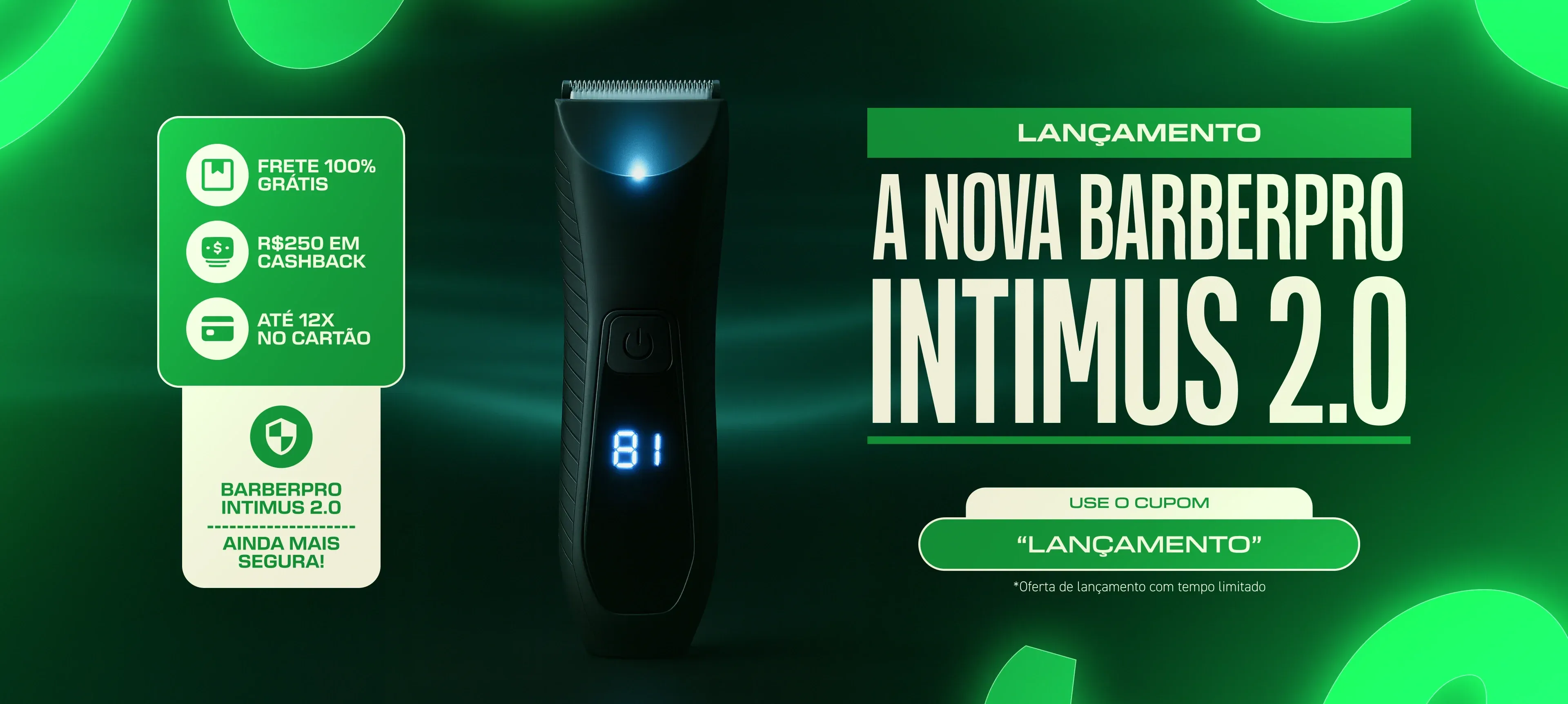 Lançamento - A Nova BarberPro Intimus 2.0